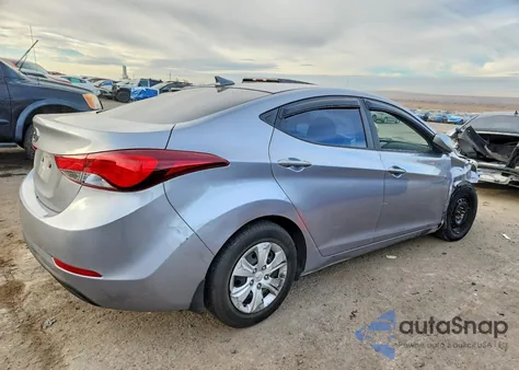 2016 Hyundai Elantra Se из США, поврежденный, VIN 5NPDH4AE0GH719354